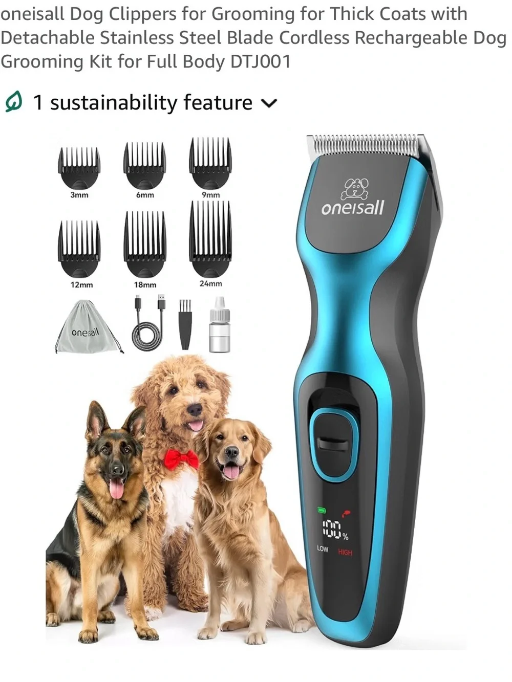 Oneisall  Dog Clippers.